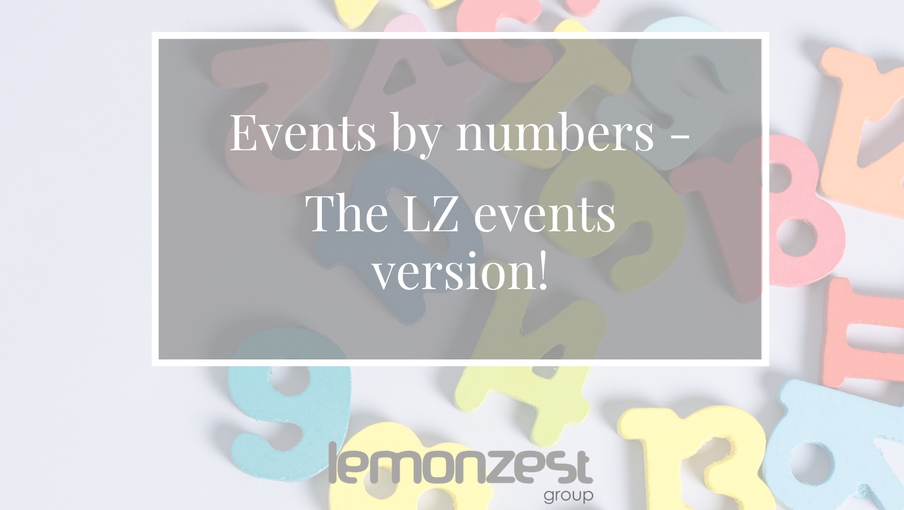 lemonzest: events by numbers
